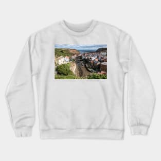 Staithes Village, North Yorkshire Crewneck Sweatshirt